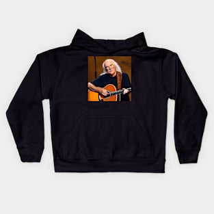 David Crosby vintage graphic design artwork Kids Hoodie